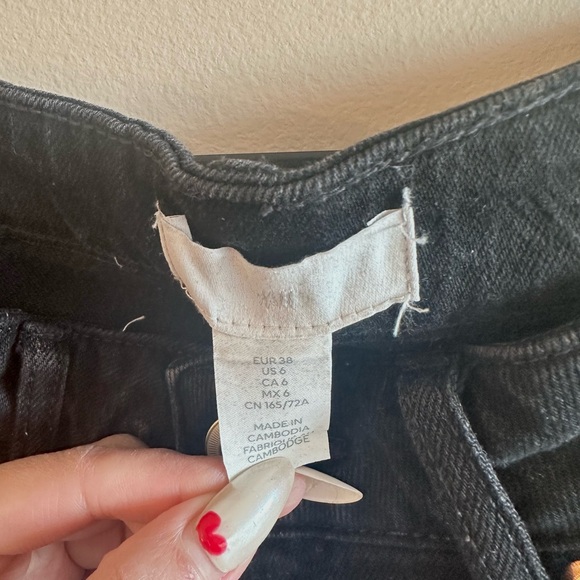 H&M Black Jeans - Size 6 - Picture 2 of 2